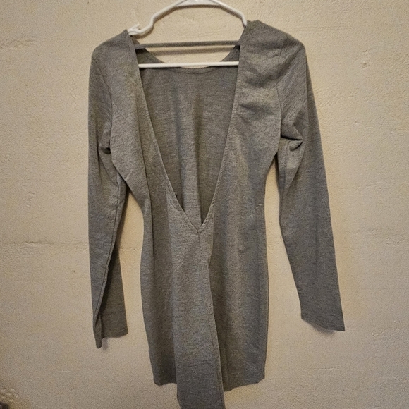 Tobi  The Outcast Heather Grey Bodycon Dress - Picture 4 of 6